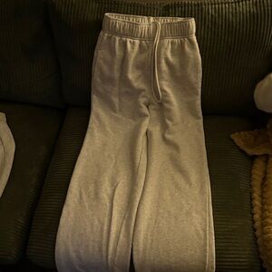 Women's Classic Gray Wide Leg Pants
